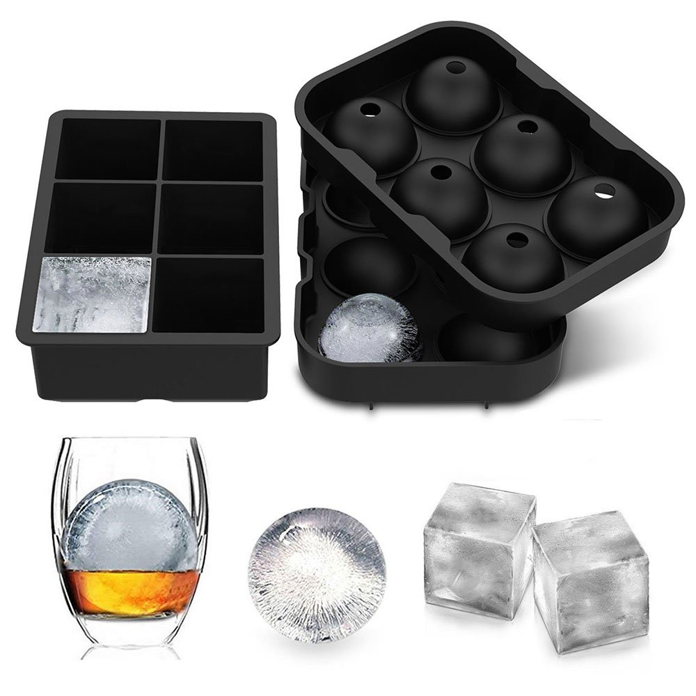 Ice Mold Sphere - 4/6 grille grande boule carré moule